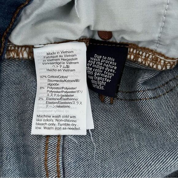 Madewell 9" High Rise Skinny Crop Jeans Delmar Wash Distressed Knee, Sz 24 NWOT - Picture 11 of 12